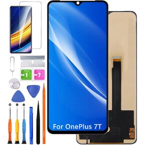 Incell Screen Replacement for Oneplus 7T HD1901 HD1903 HD1900 HD1907 HD1905 LCD Display Touch Digitizer Assembly + Tools(Without Figerprint Function)