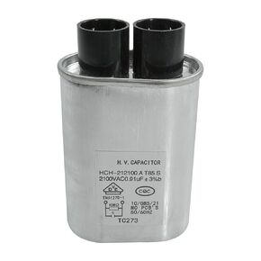 0.91 uF MFD Microwave Capacitor Compatible with Amana Elec-trolux Ge Ken-more and Whirlpool Microwave Replacement for 2100V