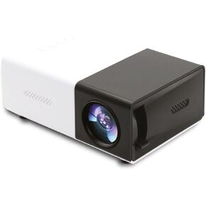 Diyeeni Mini Projector,Portable Movie Projector, Smart Home Projector for Home Theater, Compatible with HDMI,USB,Audio,TF Card,AV and Remote Control