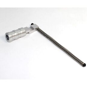 TB Firearm Accessories Silver Oversized Handle Compatible with .22LR Ruger 10/22 1022