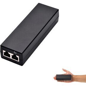 2.5Gbps 30W Active PoE Injector, Convert Non-PoE to PoE Injector Adapter, Up to 100 Meter Max 30W Active PoE Output, 100-240V Input, 1G/2.5Gbps Rates (PSE30WG-B)