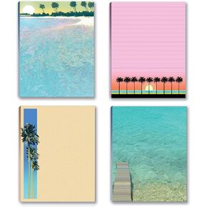 Stonehouse Collection | Beach Notepads | Tropical Note Pads | Assorted Bulk Pads | USA Made (Beach & Ocean)