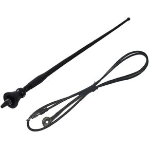 Waterproof Marine Antenna Rubber Duck Dipole Flexible Mast FM AM Antenna for Boat Radio Car ATV UTV RZR Tractor Motorcycle Yacht Black