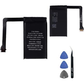 بطارية بديلة جديدة A1596 متوافقة مع حافظة شحن Apple AirPods اللاسلكية A1938 1ST و2nd بطارية بديلة in Kuwait