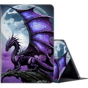Case for 6.8'' Kindle Paperwhite (11th Generation,2021) & Paperwhite Signature Edition,PU Leather Folio Stand Smart Cover Case for Kindle Paperwhite 2021 E-Reader,Butterfly Flowers & Gold Moon