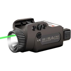 Green Laser Flashlight Combo,Gun Light Green Laser Sight Weapon Pistol Flashlight 500 Lumen,with USB Rechargeable Weapon Light;Used for Most of Handguns and Rifles Built with Picatinny Rails