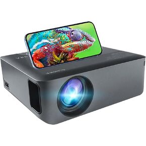 Vision Cinema P8 Plus - Digital Projector for TV, Bedroom, and Outdoor Use - Wireless, Bluetooth, Wi-Fi, 4K, HD, and Portable - Best for Movies, Camping, and Home Theater