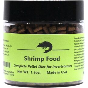 Freshwater Shrimp Food | Cherry Shrimp Food | Ghost Shrimp Food | Aquarium Shrimp Food | Shrimp Food Aquarium Freshwater Neocaridina Shrimp Food Pellets | 1.5oz