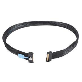 Mini SAS Cable, Server 32Gbps High Speed Adapter Cable, PCIE 5.0 Slim SAS MCIO 74P to MCIO 74P Data Transfer Cord for Workstations Data Storage, Plug and Play