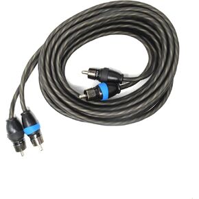 Sky High Car Audio 2 Channel Twisted 9 ft RCA Cables Coated 9' OFC