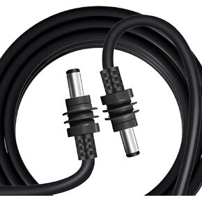 Waterproof DC Power Cable for Starlink Mini, Starlink Mini Replacement DC Power Cable, 18AWG Cable Waterproof, Outdoor, Flame Retardant, Anti-UV, Anti-Aging Black(2M)