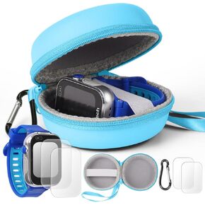 YouKnow Travel Case for Vtech KidiZoom Smartwatch DX4, DX3, DX2 / for Little Tikes Tobi/for Gizmo Watch/Watch 2, Kid Watches Carry Box for VTech Kidizoom Smartwatch (Only Case) (Purple) in Kuwait