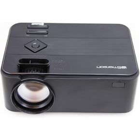 Emerson EVP-2000 150" Home Theater LCD Projector with Bluetooth, HDMI & USB Inputs, Dual Stereo Speakers & Remote Control - Portable Design for Indoor and Outdoor Movie Nights and Presentations