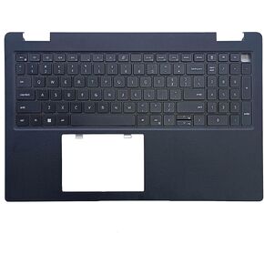 LTPRPTS Replacement Laptop Upper Case Palmrest Non-Backlit Keyboard Assembly Part for DELL Latitude 3520 E3520 DJP76 Black