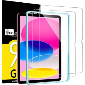 NEW'C 2 Pack Designed for iPad Air 11 inch M2 (2024), Modèle A2902 A2903 A2904 Screen Protector Tempered Glass, Bubble Free, Ultra Resistant