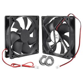4-Pack Quiet 60mm USB Fan Dual-Ball Bearings,60mm x 60mm x 25mm 5V Brushless DC Cooling Fans for PC Computer Case Cooler Raspberry Pi Radiator Ventilation