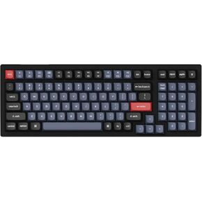 Keychron K4 Pro 96% Layout QMK/VIA Custom Wireless Mechanical Keyboard, Hot-Swappable 100 Keys Programmable RGB LED Backlit K Pro Brown Switch, Bluetooth/USB-C Wired Gaming Keyboard for Mac Windows