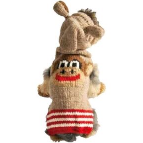 Chilly Dog Monkey Hoodie Dog Sweater, Large