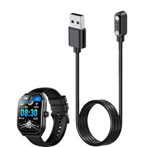 Smart Watch Charger for AOLON Curve 2Ft/60cm 2 Pin USB Portable Magnetic Charging Cable Cord for AOLON Curve Smart Watch
