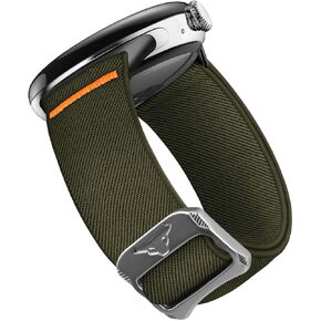 Elastic Band Compatible with Google Pixel Watch 3 45mm 41mm Band/Pixel Watch 2 Band/Google Pixel Watch Band for Men Women - Upgraded Metal Lugs - Breathable Stretchy Nylon Sport Strap for Pixel Watch