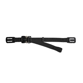 Hank's Surplus Made in USA Replacement Backpack MOLLE Sternum Chest Strap with Cobra Buckle (Black 1" Webbing)
