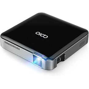 APIO 100" Clear Imaging Smart Mini DLP Pocket Projector HDMI, USB-A, High Resolution Display for Streaming Movies, Laptops, Phones, Presentation, Home & Outdoor