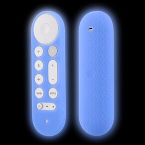 LEFXMOPHY Case for Google TV Streamer 4K Remote Cover 2024 Silicone Protective Sleeve - Grey