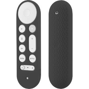 LEFXMOPHY Case for Google TV Streamer 4K Remote Cover 2024 Silicone Protective Sleeve - Grey