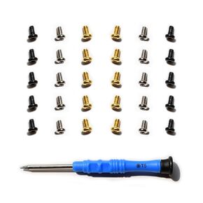 30PCS Studio 3 Headband Screws - Replacement Headband Screws for Beats Studio 3, Studio 1.0 and Studio 2, 30 Screws (10 Black, 10 Silver, 10 Gold)
