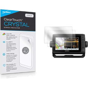 BoxWave Screen Protector Compatible with Garmin echoMAP UHD 73sv - ClearTouch Crystal (2-Pack), HD Film Skin - Shields from Scratches for Garmin echoMAP UHD 73sv