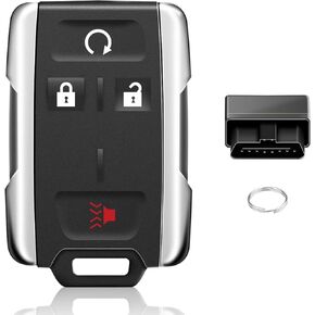 Key Fob Replacement for 2014-2018 Chevy Silverado GMC Sierra 1500 2500 3500, 2015-2021 GMC Canyon Chevrolet Colorado (1PCS)