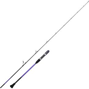 Cruiser Shadow Slow-Pitch Jigging Rod, Fuji Alconite K Guide, Toray 30 Ton+40 Ton Carbon Fiber Blank, Fuji DPS Reel Seat, 2-Piece Spinning and Casting Rod for Snapper, Grouper and Tuna Etc.