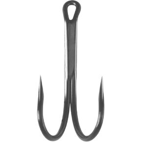 Mustad Salmon Double Hook, 2XH, 1XL, Brazed, Up Eye- 6