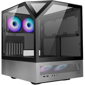 AZZA CSAZ-810 Sanctum/Innovative Case/Gaming/ATX Mid-Tower/Computer Case/Tempered Glass Panel
