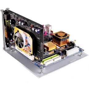 PC Open Frame Test Bench ITX ATX MATX Motherboard Transparent Acrylic Overlock Computer Case DIY Mod Base Stand