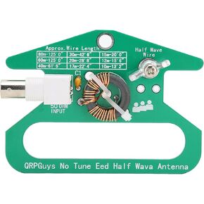 Shortwave Radio Balun Antenna, No Tune End Fed Half Wave Antenna Module 10W Balun PCB Balanced to Unbalanced Transformer 50ohms for Electric Component
