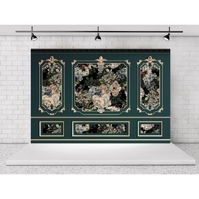 7x5ft Vintage Room Inside Backdrop Vintage Elegant European Background for European Frame Modern House Photo Portrait Studio Prop