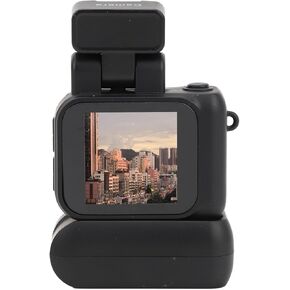 Asixxsix Mini DV Camera, 1080P HD 1.44in Color Screen Micro DVR Camera Camcorder with Flashlight and Filters Automatic Loop Recording Portable Thumb Camera Video Cam for Traveling (Black)
