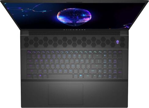 كمبيوتر محمول للألعاب Alienware m18 R2 18 بوصة 165 هرتز WQXGA (24-Core Intel i9-14900HX، ذاكرة الوصول العشوائي DDR5 سعة 32 جيجابايت، SSD 1 تيرابايت، RTX 4070 8 جيجابايت، لكل مفتاح RGB KB، 2X Thunderbolt 4، Wi-Fi 7، BT 5.4، كاميرا ويب، Win 11 بيت) in Kuwait