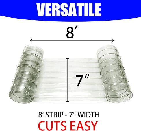 شرائط استبدال باب الكلب، شريط فينيل بلاستيكي لباب الكلاب أو القطط DIY، مقاس 8 × 7 بوصة، شفاف، غطاء باب بيت الكلب أو بيت الكلب، سهل التركيب، منتجات ومستلزمات الحيوانات الأليفة in Kuwait