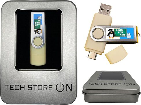 Linux for Kids - Learning for Children and Students - Zorin OS Education - Bootable Install Live USB Stick in Kuwait