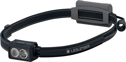 Ledlenser NEO3 Headlamp, 400 Lumen, Separate Flood and Spot Light, Red Rear Light (Black) in Kuwait
