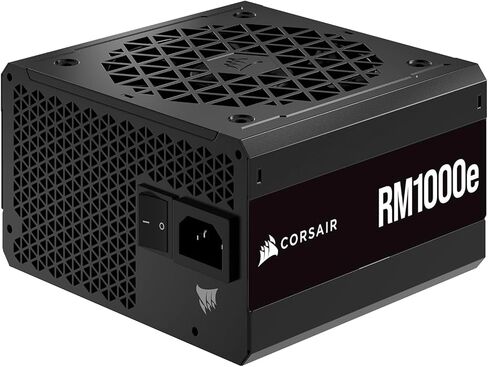 Corsair RM1000e (2023) مصدر طاقة منخفض الضوضاء معياري بالكامل - متوافق مع ATX 3.0 وPCIe 5.0 - مكثفات مصنفة 105 درجة مئوية - كفاءة ذهبية 80 بلس - دعم الاستعداد الحديث - أسود (متجدد) in Kuwait