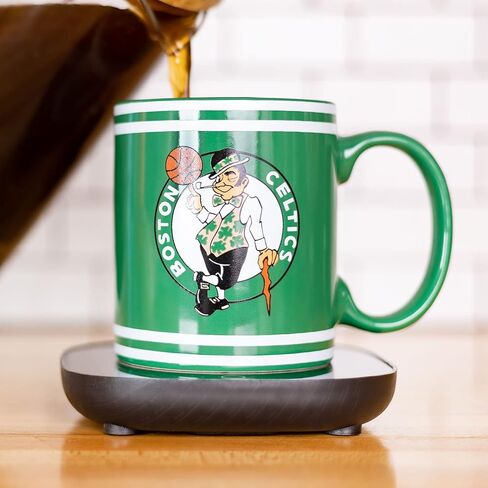 Uncanny Brands NBA Los Angeles Lakers Logo Mug Warmer with Mug – Keeps Your Favorite Beverage Warm - Auto Shut On/Off in Kuwait