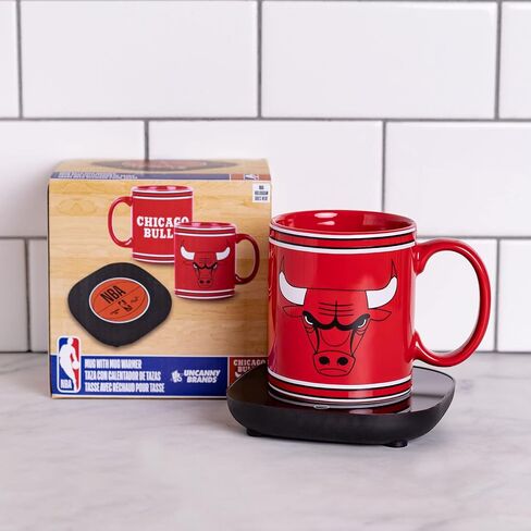 Uncanny Brands NBA Los Angeles Lakers Logo Mug Warmer with Mug – Keeps Your Favorite Beverage Warm - Auto Shut On/Off in Kuwait
