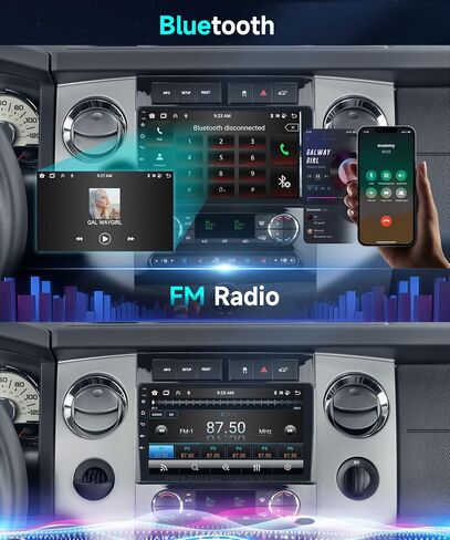 2G 64G for Ford Expedition 2007-2014 Automatic A/C Car Radio Stereo Replacement with Wireless Carplay Android Auto 9inch1080P Touchscreen with Bluetooth 28UI RDS FM Radio Mirror Link Backup Camera in Saudi Arabia