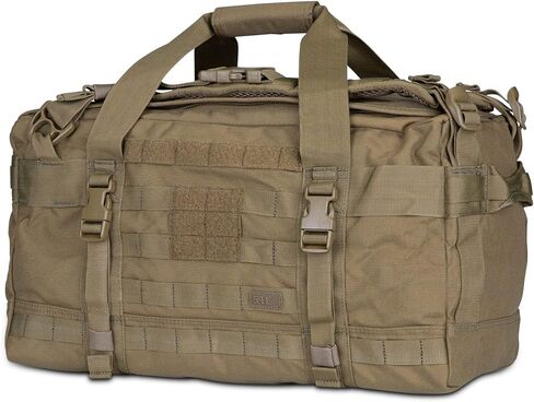 5.11 حقيبة ظهر تكتيكية كبيرة من القماش الخشن للسفر، Molle Rush LBD XRAY 106L، Kangaroo، Style 56295ABR in Kuwait