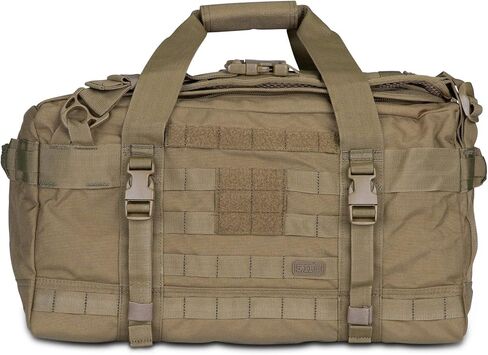 5.11 حقيبة ظهر تكتيكية كبيرة من القماش الخشن للسفر، Molle Rush LBD XRAY 106L، Kangaroo، Style 56295ABR in Kuwait