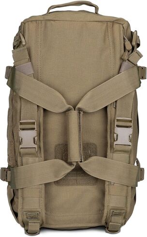 5.11 حقيبة ظهر تكتيكية كبيرة من القماش الخشن للسفر، Molle Rush LBD XRAY 106L، Kangaroo، Style 56295ABR in Kuwait