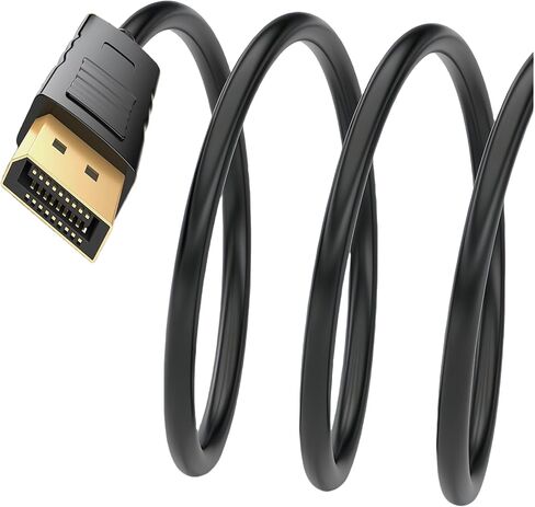 كابل DisplayPort 10 حزم، كابل DP بطول 6 أقدام 1.2، [4K@60 هرتز، 2K@165 هرتز، 2K@144 هرتز]، كابل منفذ عرض عالي السرعة 144 هرتز، لشاشة الألعاب، بطاقة الرسومات، التلفزيون، الكمبيوتر الشخصي، الكمبيوتر المحمول in Saudi Arabia